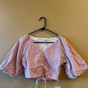 Maisie Babydoll Crop New With tags